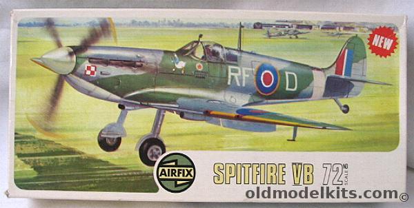 Airfix 1/72 Supermarine Spitfire Vb - RAF (Polish) 303 Sq or USAAF 31st Fighter Group, 02046-2 plastic model kit